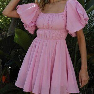 Juliana’s Lavender Blush Off Shoulder Dress Stretch Lined Fit & Flare